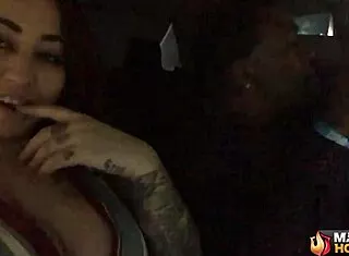 kendra lee gags on rome majors' monster cock publicly with big clit dripping 😩🍆💦