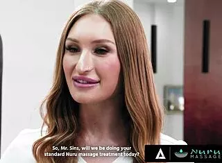 nuru threesome tempts client with skylar snow jasmine daze