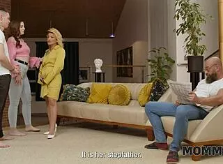 Mommy4k Seductive Czech Cougar Milf Teases Shaved Pussy for Cuckold Watchers