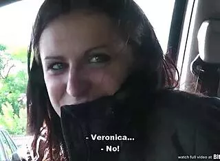 busty hitchhiker veronika... i fuck her outdoor on street!