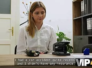 young student takes first loan with funky office sex deal