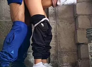 Whoa, stepsis ditches college to sneak fuck her perfect latina body outdoors taboo style! 🔥🍑