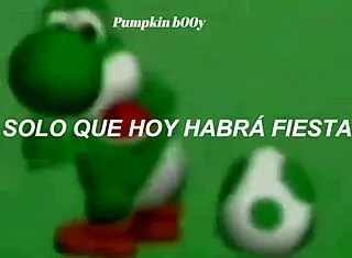 i love watching yoshi dance to that brazilian pussy pounding song sub español