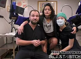 channy crossfire spreads pussy for lesbian toy fuck