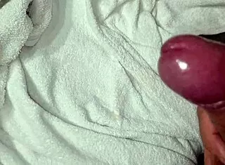 ansima moans spitting on huge cock slow intense handjob cum to drink