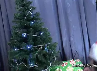 ben dover's blonde lesbo heels bendover at christmas crib