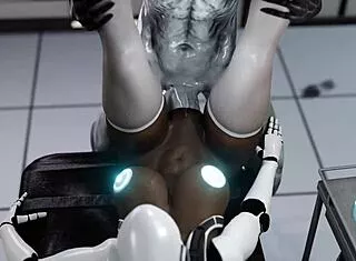 Huge Ass Robot Pounded By Monster Alien Cock