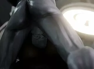 Huge Ass Robot Pounded By Monster Alien Cock