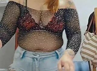 doing live with shorts shoved deep in my ass
