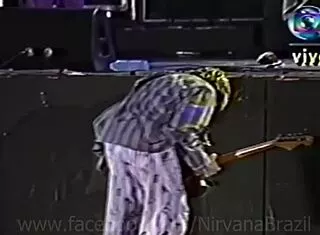 Kurt Cobain Spits On Globo Cameras Live At Hollywood Rock '93
