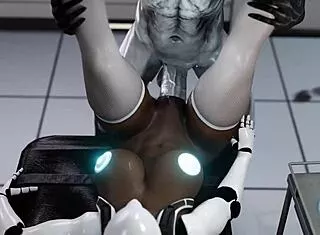 Huge Ass Robot Pounded By Monster Alien Cock
