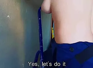 Painter Fucks Big Tit Girlfriend On Desk Cheating Missionary Style!