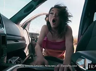 adorable emma rose shemale with monster cock gets horny and cute 😍🍆💦