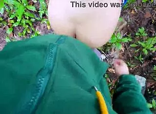 damn, this thai teen out picking mushrooms gets her pussy fucked rough in the forest... wild!