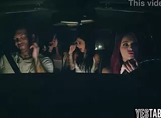 Redhead repents in ghostly paranormal foursome pounding