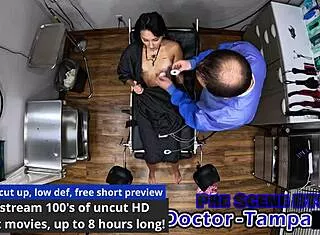 dr tampa's zombae gags on cock in latex backstage domination pov