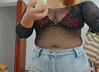 doing live with shorts shoved deep in my ass
