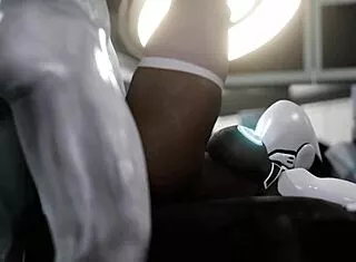 Huge Ass Robot Pounded By Monster Alien Cock