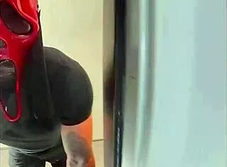 surprise hoe-lloween! slutty cheerleader megan mistakes takes interracial bareback pounding