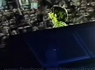 Kurt Cobain Spits On Globo Cameras Live At Hollywood Rock '93