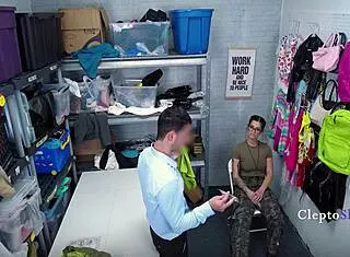 Sexy Curvy Latina Glasses Girl Punished With Cock For Burglary Roleplay