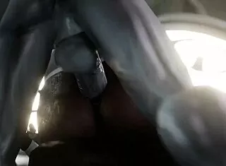 Huge Ass Robot Pounded By Monster Alien Cock