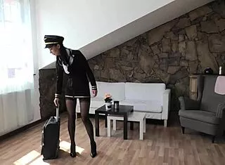 freya dee's sexy steward gangbang unfolds wildly