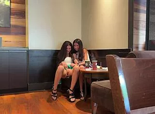 starbucks coeds flash panties beg strangers anal orgy episode three with buttplugs cum swaps