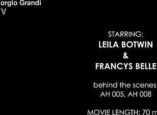 leila botwin and francys belle gag on cocks backstage ahb002?