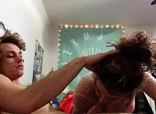 Perfect blowjob then bend her over!