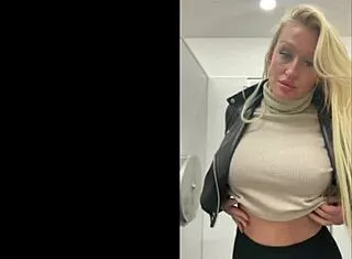 i hope my roommate likes these big tits in my skimpy sleepwear