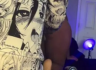 Pretty Ebony Slut Moans Squirting on Toys Feet Toes