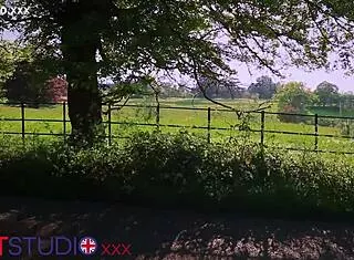 Oily handjob from british nurse makes patient cum hard in uniform