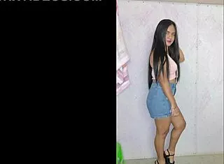 sol the sexy virgin latina rocks miniskirts and heels 😍👠🔥