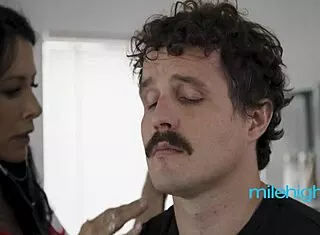 Milf Nurse's Passionate Pussy Lick and Hard Fuck Cure His Every Moan