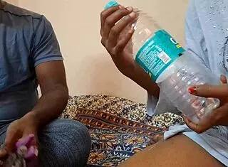 hot tamil wife strips teases big cock lover