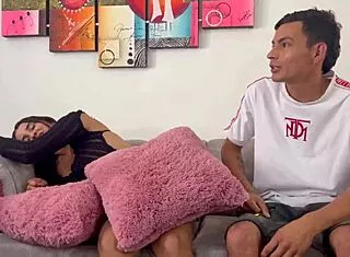 Shy stepsister loses virginity to intense creampie in her wet pussy