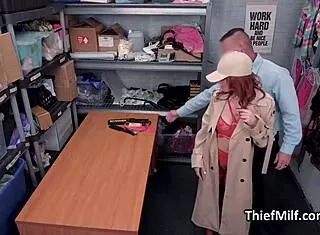 Milf Cougar Fucked Over Stolen Lingerie