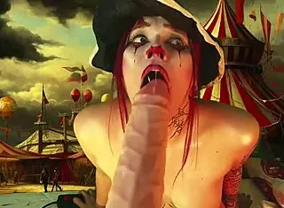 harley queen stretches cheeks giant dildo 😈 those scars make sense now 🔥