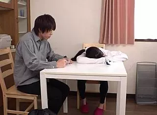 Japanese stepsis bedroom fun with stepbro cutie
