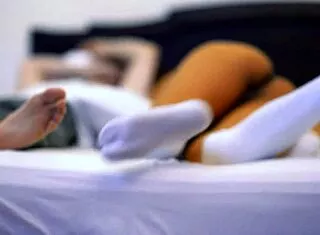 Schoolgirl fucks bro's buddy in motel 😈 family at dinner!