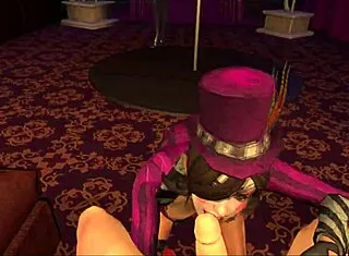 Mad Moxxi Sucks You Off Hard Then Grinds In Purple Dream Club