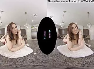 you just sit and watch me toy my big tits in vr?