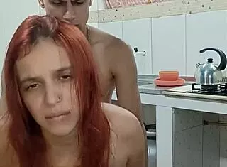 maid swallows boss cum