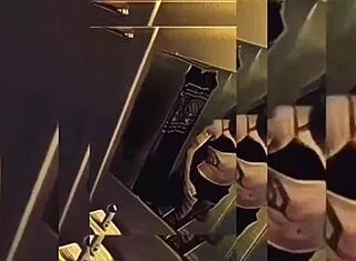 Hot Shemale Rips Clothes Off in Bathroom Tease!