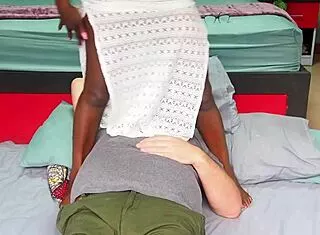 sitting on his face licked wet then riding to cum hard together