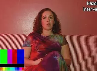 Hazel gets grilled on her limits before big black cock casting pt2