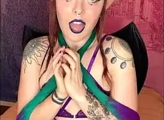 Succubus Deepthroats Big Cock Like a Pro