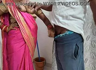 bhabhi sneaks hardcore pussy pounding and anal from boyfriend. hot cum fills her shaved holes completely.