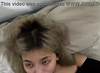 surprise my indonesian wife with lingerie... she blows me but spits the cum! 😩💦 no swallow today